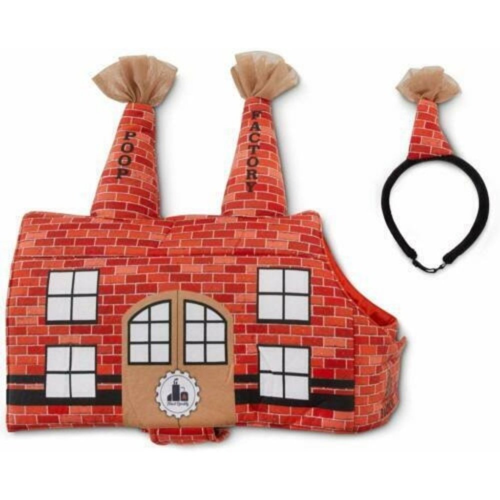 Bootique Pet Costume Poop Factory With Headpiece - S - Small - New